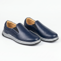 Slip On Leather Shoe Black- DFNV 01