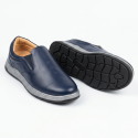 Slip On Leather Shoe Black- DFNV 01