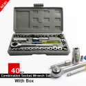 Aiwa 40 Pcs Multipurpose Combination Socket Set with Box 