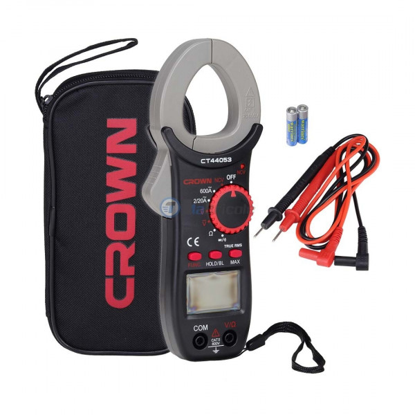 CROWN Digital Clamp Meter AC/DC Voltage 600V, AC Current 600A Model: CT44053