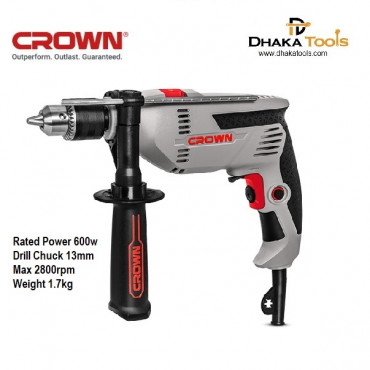 Crown Impact Drill with Hammer Function 600W Model CT10128