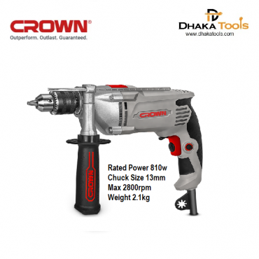 Crown Impact Drill/Hammer Function 810W Model CT10130