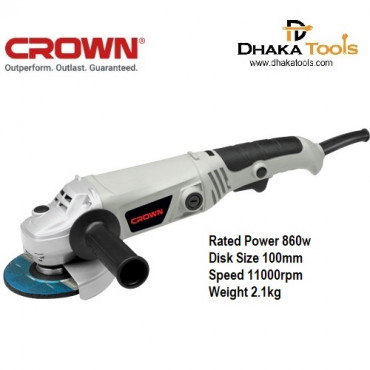 CROWN Angle Grinder 100mm (4") 860w Model CT13288