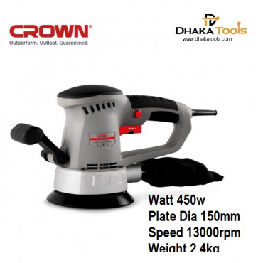 CROWN Random Orbit Sander 450W 125 mm 5" Model CT13395