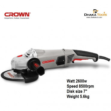 CROWN Angle Grinder 7" 180mm Model CT13489
