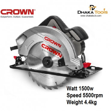 CROWN Circular Saw 185mm 1500W Model CT15188