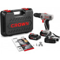 Crown 12v Cordless Drill & Screwdriver with 2 battery & Charger Model: CT21052LH