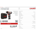 Crown 12v Cordless Screwdriver With 2pcs battery and Charger - CT21072HBX