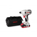 Crown 20v Cordless Impact Screwdriver with two Battery & one Charger Model: CT22021