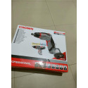 CROWN Cordless Screwdriver 3.6V (Li-on 1.3Ah), 3 Nm, Tool Holder: 1/4" (6.35mm), 200rpm with 30Pcs Accessories Model: CT22025