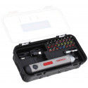 Crown 3.6v Cordless Screwdrivers 2 Ah, Torque 6.6-7.2 Nm, with 25pcs Screwdriver bit Accessories Plastic case pack Model: CT22033