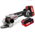 Crown 20V Cordless Angle Grinder 115mm with 2 battery & Charger- CT23001-115HX
