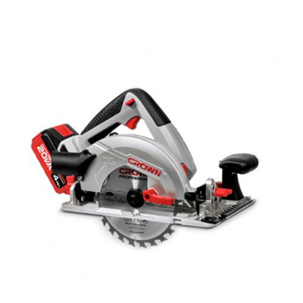 Crown 2v Li-ion Cordless Circular Saw 165mm with battery & Charger - CT25002-165HX