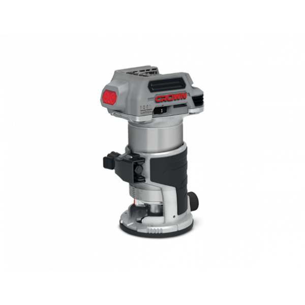 Crown 20V Li-ion Cordless Palm Router Collet-6/8mm Base-20mm ( Without Battery And Changer ) - CT26010HX