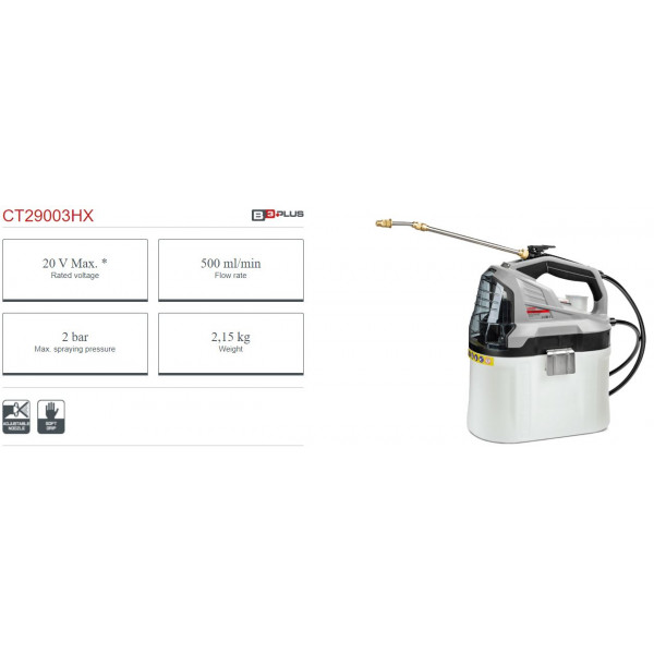 Crown 12V 4ah Cordless Sprayer with Battery And Changer- CT29003HX-4