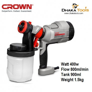 CROWN Electric Air Spray Gun 400W 900ml Model CT31013