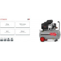 Crown 50L Air compressor Machine, 2HP, Tank Capacity: 50L, Air Displacement: 135L/min, Model CT36029