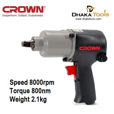 CROWN Pneumatic Impact Wrench 660N-m With 14Pcs Accessories Model CT38113