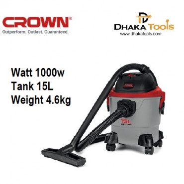 Crown Dry-Wet Vacuum Cleaner 1000w Model CT42045
