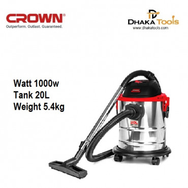 CROWN Dry-Wet Vacuum Cleaner 1000w Model CT42046