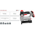 Crown 20v Li-ion Cordless Brad Nailer And Stapler with battery & Charger Included - CT61001HX-2