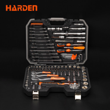 Harden 94Pcs 1/2＂&1/4＂ DR. Socket Set Auto Tools Set Model: 510694