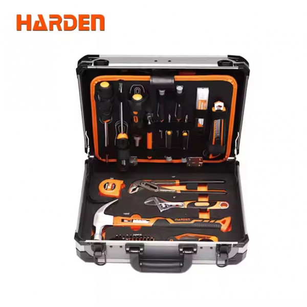 Harden 155Pcs Professional Hand Tools Set In Aluminum Case Tools Kit Model: 510703