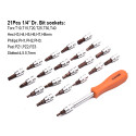 Harden 132Pcs 1/2 " & 3/8" & 1/4 " Dr. Socket set 510822