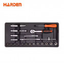 Harden 24Pcs 1/4＂ Socket Tools Set Model: 520631