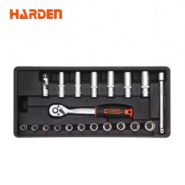 Harden 20Pcs 3/8＂ Socket Tools Set Model: 520632