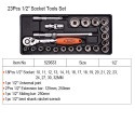 Harden 23Pcs 1/2＂ Socket Tools Set 520633