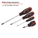 Harden 6Pcs Screwdriver Set Flat and Philips Screw Driver Model: 520641