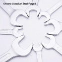 Harden 10PCS Combination Spanner ( 8, 9, 10, 11, 12, 14, 15, 17, 19 & 22mm ) CrV Model: 540105