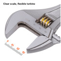 Harden Adjustable Wrench  ( 6" | 8" | 10" | 12" | 15" | 18" | 24" ) Model: 540406-540524