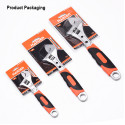 Harden Professional Adjustable Wrench ( 8'' | 10" | 12'' ) Rubber Grip Model: 540558 - 540562