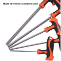 Harden T-Allenkey, T Handle Chrome Vanadium Steel spanner, Allen Hex Key,  8 Standard Sizes ( 2mm | 2.5mm | 3mm| 4mm | 5mm | 6mm | 8mm | 10mm ) Model: 540711 - 540718