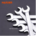 Harden European Combination Spanner Cr-V, 26 Standard Sizes available ( 6mm to 50mm ) Model: 541106 - 541150