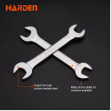 Harden European Double Open-end Spanner Dully Spanner 12 Standard Sizes ( 6x7mm to 30x32mm ) Model: 541206 - 541230