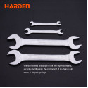 Harden European Double Open-end Spanner Dully Spanner 12 Standard Sizes ( 6x7mm to 30x32mm ) Model: 541206 - 541230