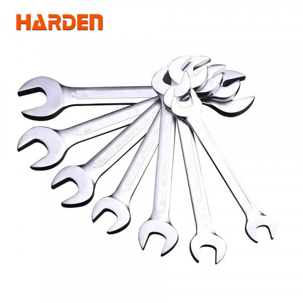 Harden European Double Open-end Spanner Dully Spanner 12 Standard Sizes ( 6x7mm to 30x32mm ) Model: 541206 - 541230