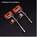 Harden L-Type Socket Wrench L Socket L Wrench CR-V steel 12 standard sizes  ( 8mm | 9mm | 10mm | 11mm | 12mm | 13mm | 14mm  | 15mm | 16mm | 17mm | 18mm | 19mm )  Model: 541408 ~ 541419