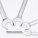 Harden 15Pcs Combination Spanner Set ( 8, 10, 11, 12, 13, 14, 15, 17, 19, 21, 22, 24, 27, 30, 32mm ) CrV Model: 542015