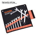 Harden 15Pcs Combination Spanner Set ( 8, 10, 11, 12, 13, 14, 15, 17, 19, 21, 22, 24, 27, 30, 32mm ) CrV Model: 542015