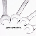 12Pcs Inch Combination Spanner Set ( 1/4",5/16",3/8",7/16",1/2",9/16",5/8",11/16",3/4",13/16",7/8",15/16"  ) CrV Model: 542062