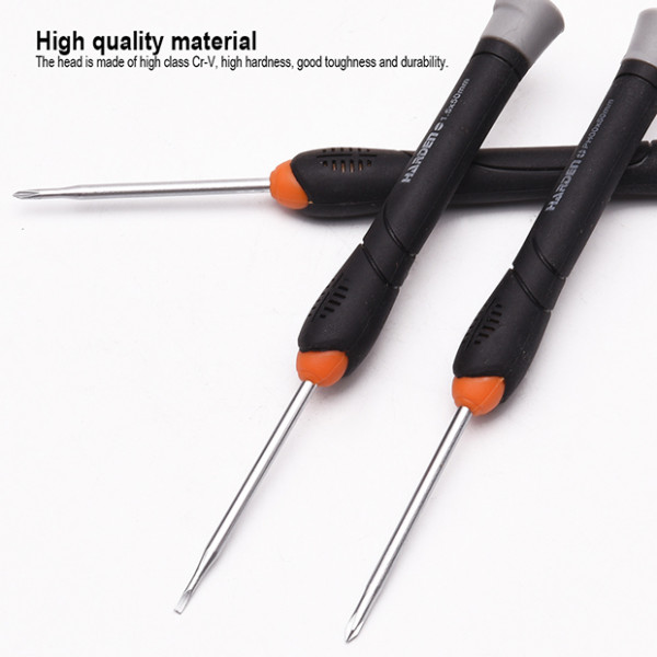 Harden 9pcs Precision CR-V Screwdriver Set Professional Quality Model: 550122