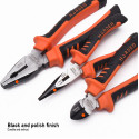 Harden 3Pcs Industrial Pliers Set Cr-V ( 6" long nose plier, 6" diagonal cutting plier, 8" combination plier ) Model: 560233