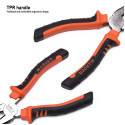 Harden 3Pcs Industrial Pliers Set Cr-V ( 6" long nose plier, 6" diagonal cutting plier, 8" combination plier ) Model: 560233