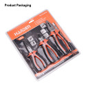 Harden 3Pcs Industrial Pliers Set Cr-V ( 6" long nose plier, 6" diagonal cutting plier, 8" combination plier ) Model: 560233
