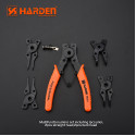 Harden 4.5" 5Pcs Chrome Vanadium Circlip Plier Set Model: 560501