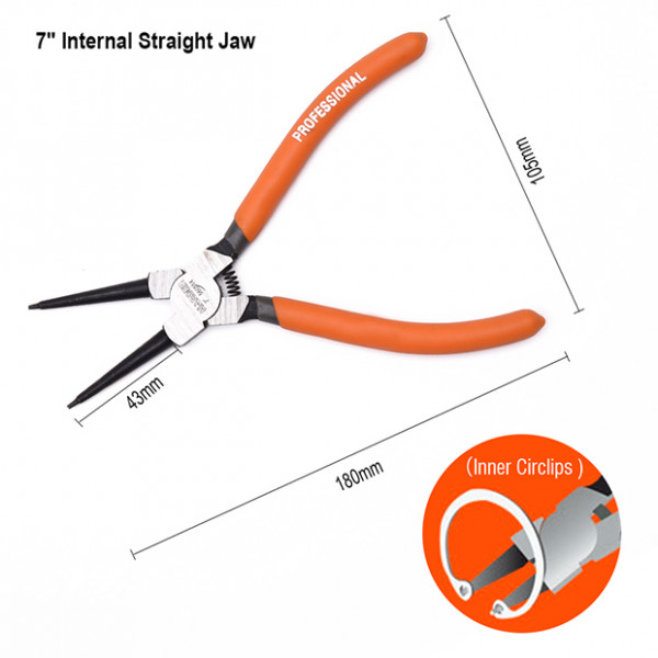Harden 7" 4Pcs Circlip Pliers Set Model: 560524